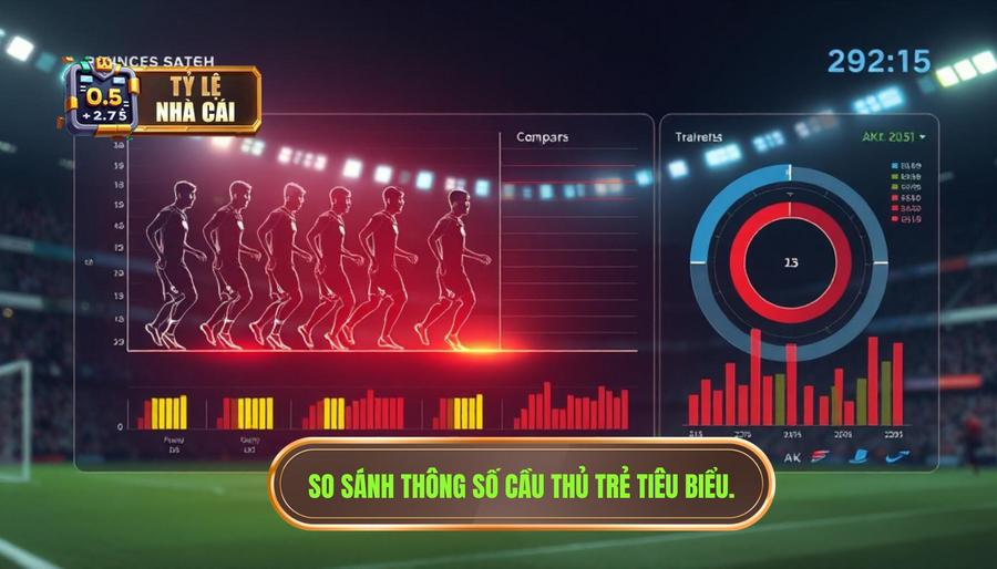 Bảng so sánh thông số các cầu thủ trẻ nổi bật